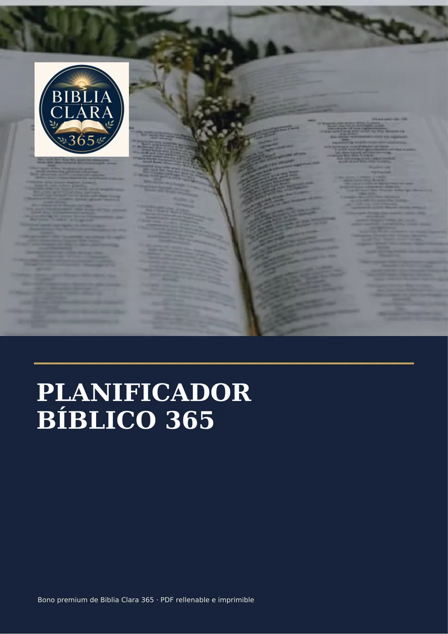 Planificador Bíblico 365